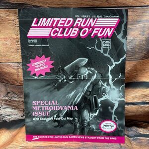 Limited Run Club O' Fun Magazine May-June 2020 Vol 1 Issue 2 Metroidvania LRG
